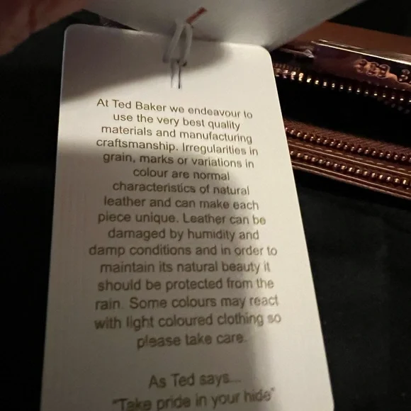 Ted Baker of London Pebbled Leather Wallet NWT - Picture 11 of 12